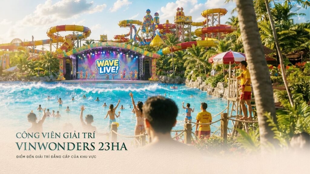 Công viên giải trí VinWonders 23ha tại Vinhomes Saigon Park