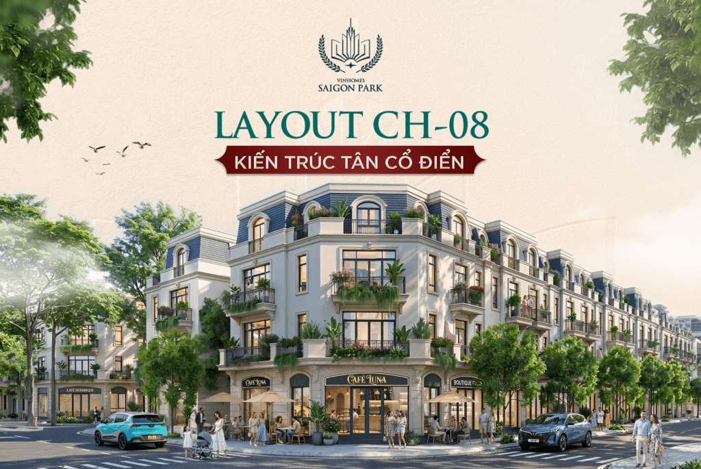 Layout điển hình Vinhomes SaiGon Park