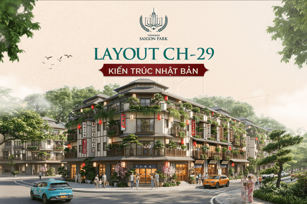 Layout điển hình Vinhomes SaiGon Park