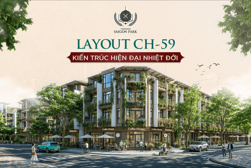 Layout điển hình Vinhomes SaiGon Park