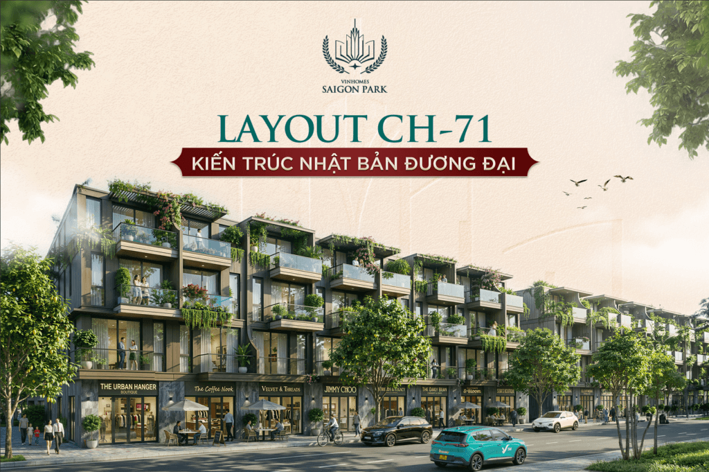 Layout điển hình Vinhomes SaiGon Park